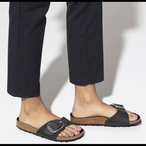 Birkenstock Madrid Big Buckle Slides 38